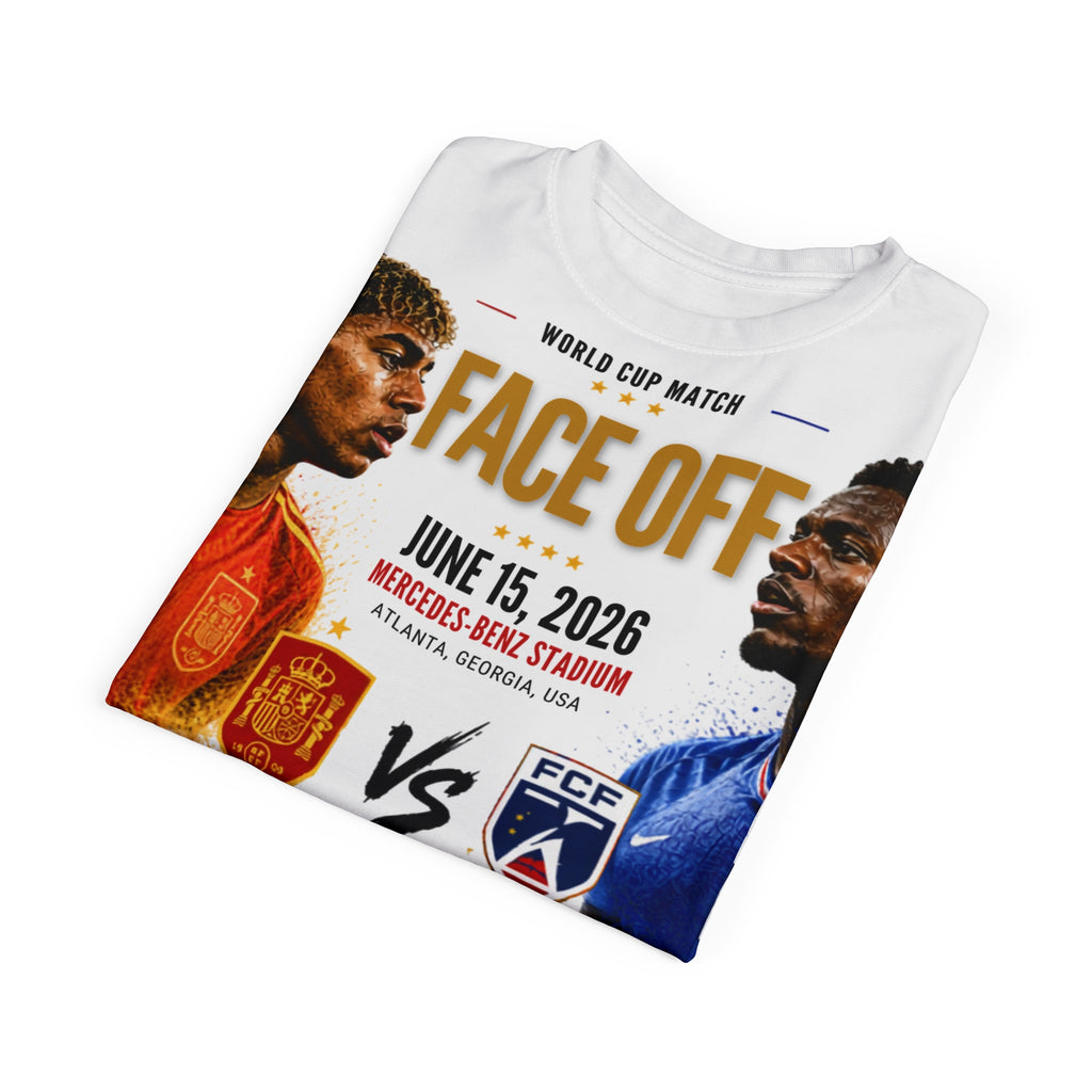 Spain vs Cabo Verde 2026 World Cup Tee  —  "Face Off" Match June 15, 2026