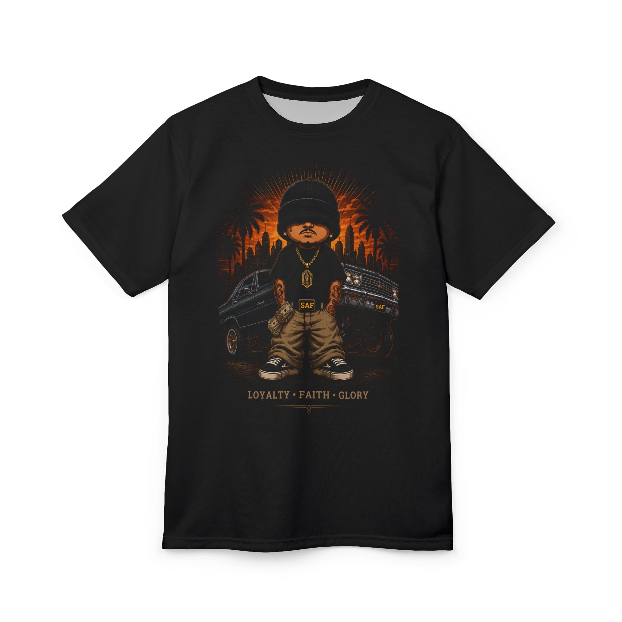 Loyalty Faith Glory Chicano Street Tee
