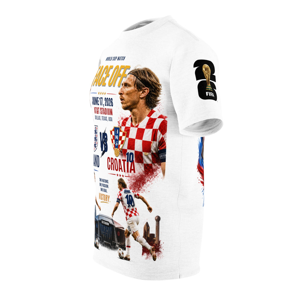 England vs Croatia 2026 World Cup Tee — "Face Off" June 17, 2026
