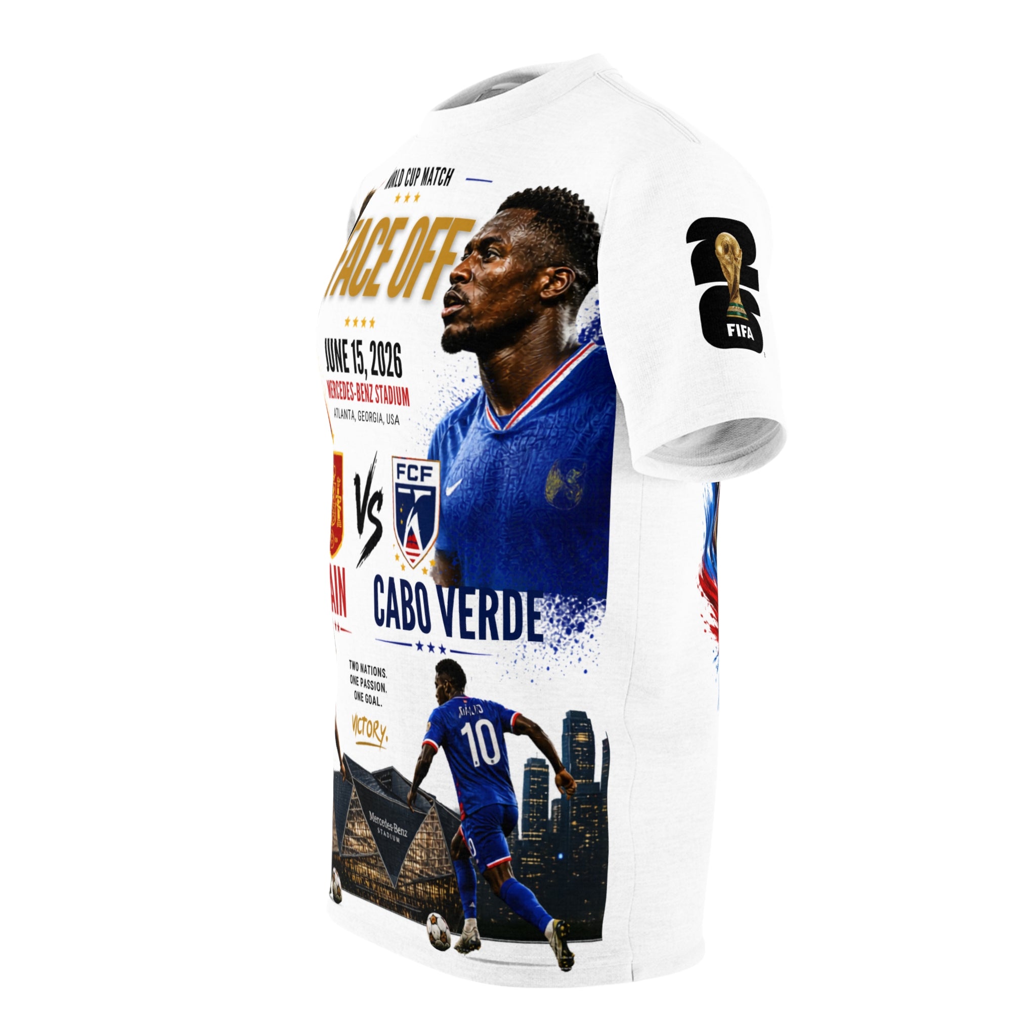 Spain vs Cabo Verde 2026 World Cup Tee  —  "Face Off" Match June 15, 2026