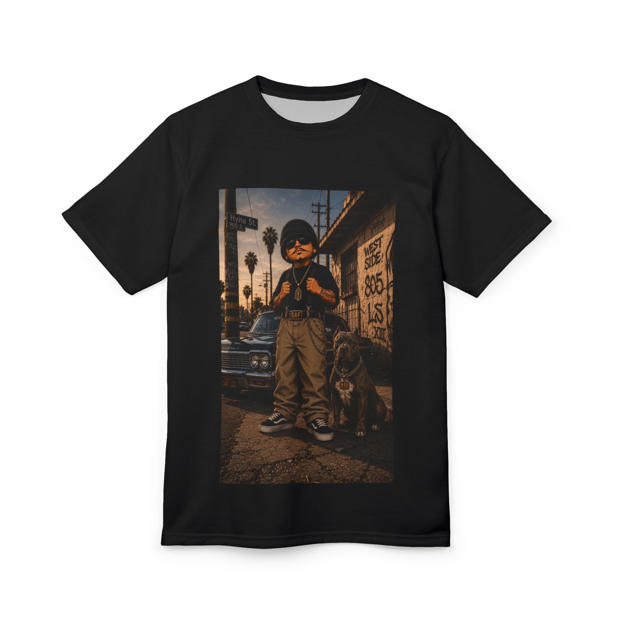 Chicano Kid Street Scene T‑Shirt