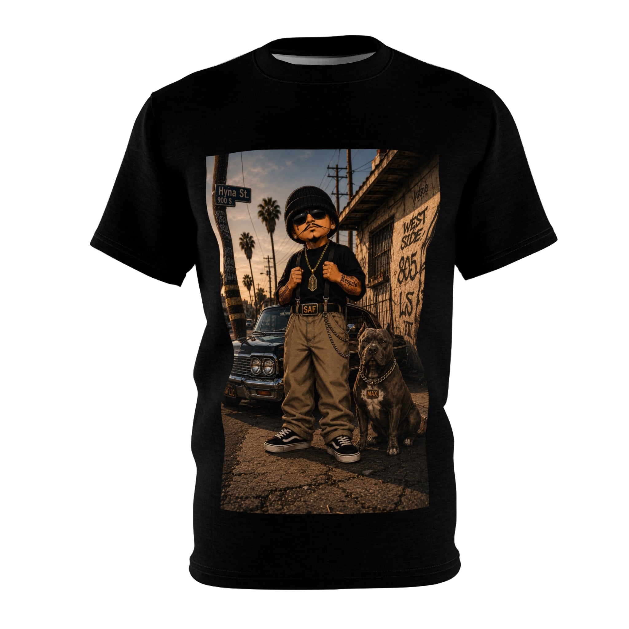 Chicano Kid Street Scene T‑Shirt