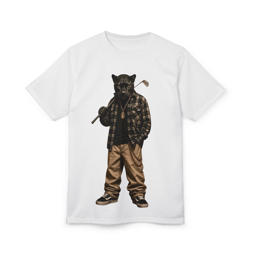 Panther Golfer Graphic Tee — Streetwear Golf Shirt