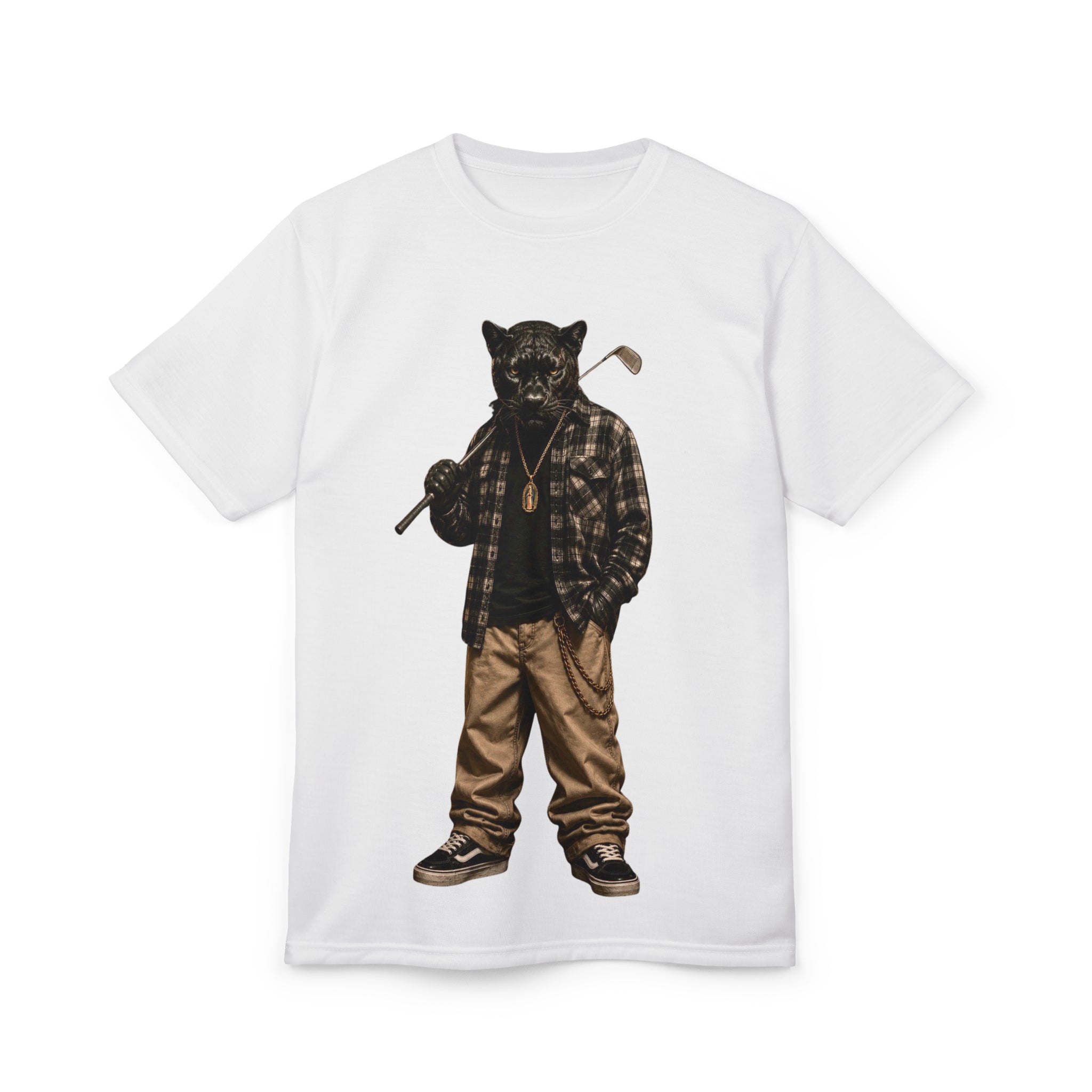Panther Golfer Graphic Tee — Streetwear Golf Shirt