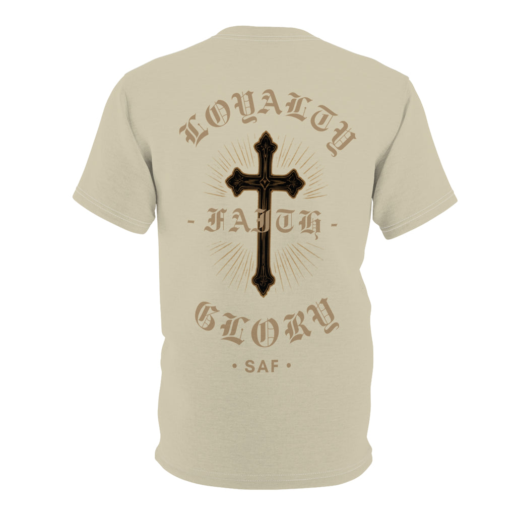 Chicano Urban Tee — 'Loyalty • Faith • Glory' Street Art Graphic Shirt