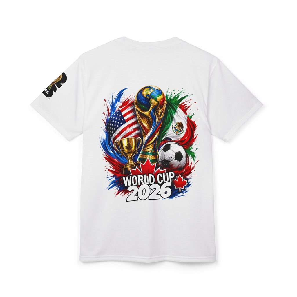 Mexico vs South Africa 2026 World Cup Tee — "Face Off" Match Poster T-Shirt (June 11, 2026)